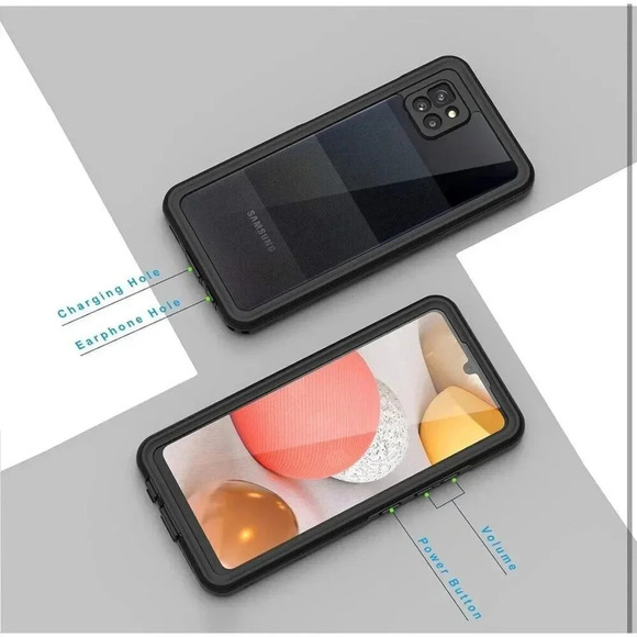 Lanhiem Samsung Galaxy A42 5G Case IP68 Waterproof Dustproof Shockproof Case - Picture 8 of 9